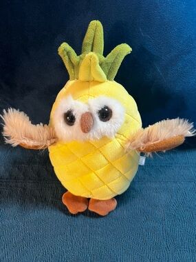 Douglas Yellow Plush Cuddle Pet Toys Pineapple Owl 7 inch Small